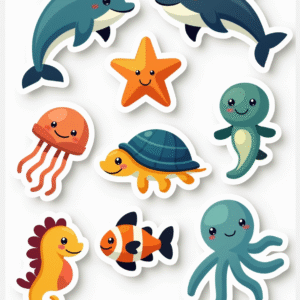 Animals & Wildlife - Sticker Sheet v7
